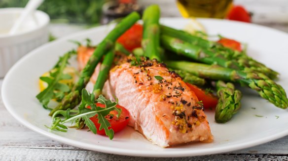 Take notice of the "white stuff" on salmon to avoid overcooking the fish