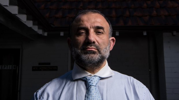 AFIC president Keysar Trad has not been able to enter the Zetland offices since last Monday.