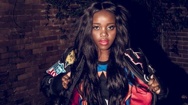 Tkay Maidza: Spitting out rhymes at The Plot extravaganza on Saturday, December 5.