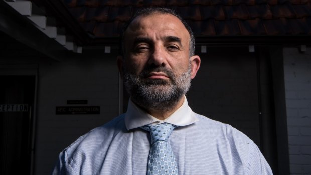 AFIC president Keysar Trad has not been able to enter the Zetland offices since last Monday.