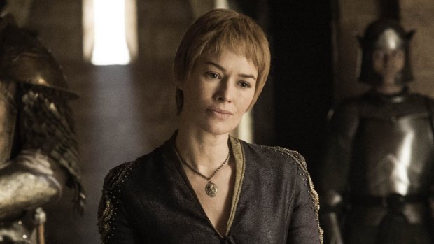 'I choose violence' ... Cersei Lannister (Lena Headey) maybe ready to burn King's Landing to the ground if she is found guilty in her trial.