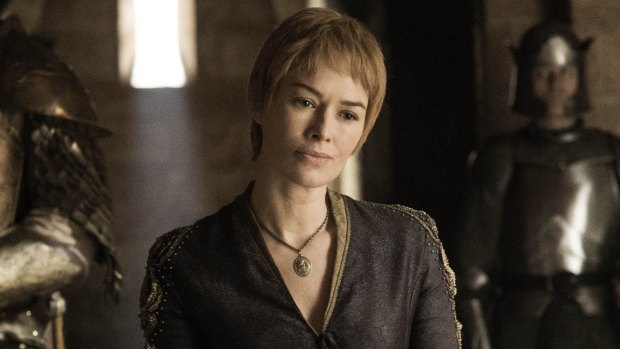 'I choose violence' ... Cersei Lannister (Lena Headey) maybe ready to burn King's Landing to the ground if she is found guilty in her trial.