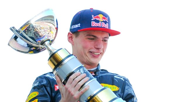 Friendly competition? Max Verstappen.