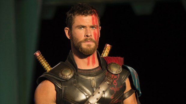 Naturally funny: Chris Hemsworth as Thor. 