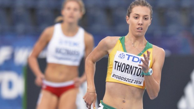 Bright future: Jess Thornton is ready for what she hopes will be the first of many Olympic appearances.
