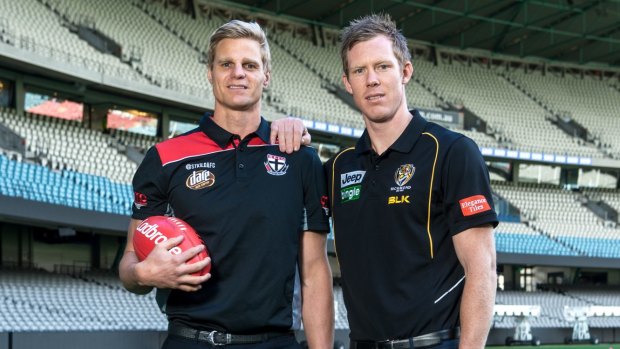Cousins Nick and Jack Riewoldt will clash when St Kilda and Richmond take to the field on July 19th to raise support for Maddie Riewoldt's Vision.
