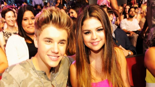 Singer Justin Bieber and actress/singer Selena Gomez attend the 2012 Teen Choice Awards at Gibson Amphitheatre on July 22, 2012 in Universal City, California.