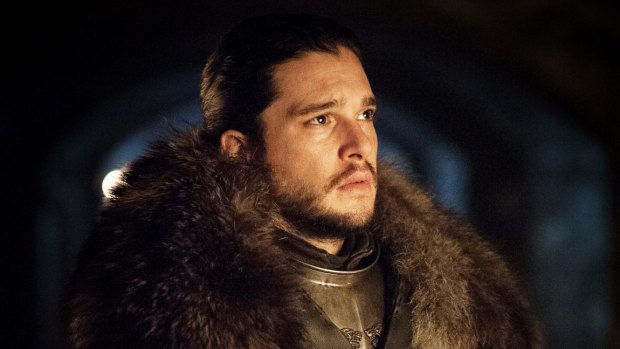 In the dark: Kit Harington as Jon Snow in <i>Game of Thrones</i>.