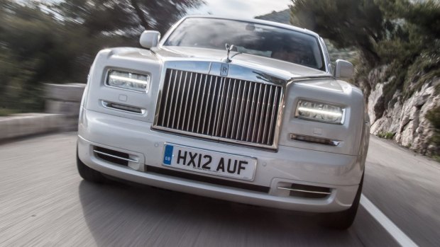 The bluff facade of Rolls-Royce's series two Phantom.