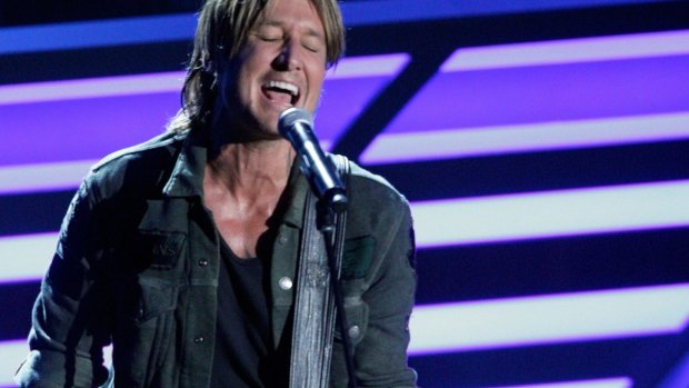 Backed for the big dance: Keith Urban.