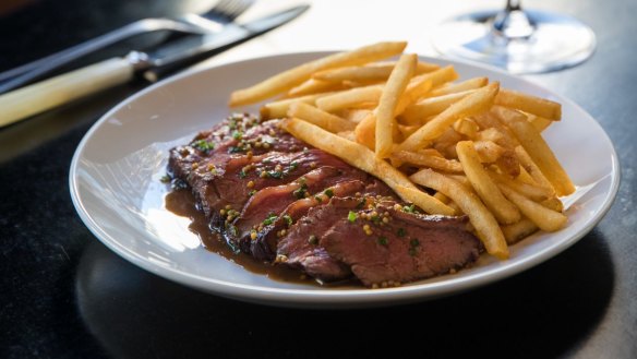 Bar Clementine's steak frites. 