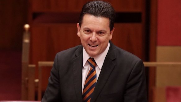 Nick Xenophon wants a crackdown on money laundering. 