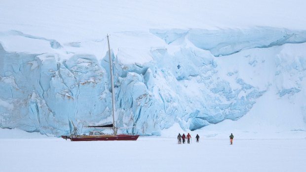 The expedition yacht, the Icebird.