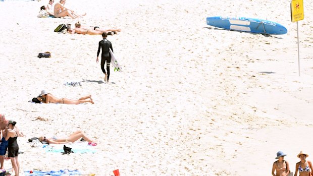 Bronte Beach, where a man allegedly tried to abduct a baby.. 