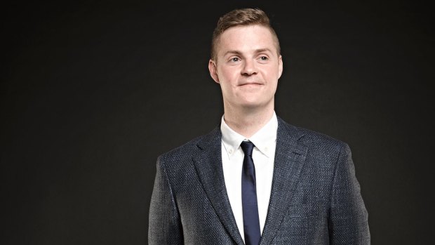 Comedian Tom Ballard says comedy can "yell the truth in your face".