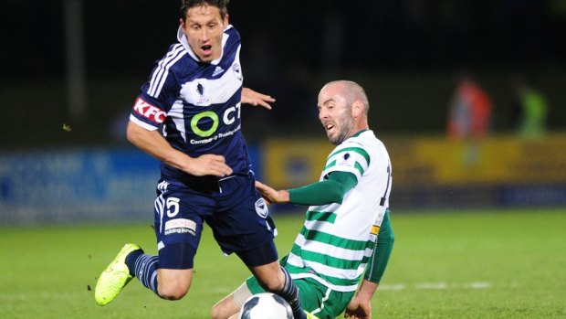 Mark Milligan skippered the Socceroos in the Confederations Cup in June.