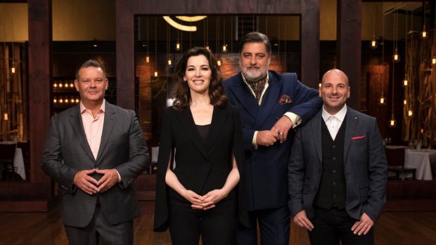 Celebrated English author and TV cook Nigella Lawson joins judges Gary Mehigan, Matt Preston and George Calombaris on <i>MasterChef Australia</i>.
