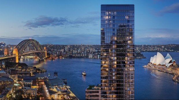 New apartments at One Circular Quay, Sydney, by Wanda.