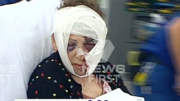 The 78-year-old woman was taken to Westmead Hospital after bank employees notified authorities.