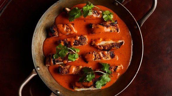 Ansari's slow-cooked butter chicken.