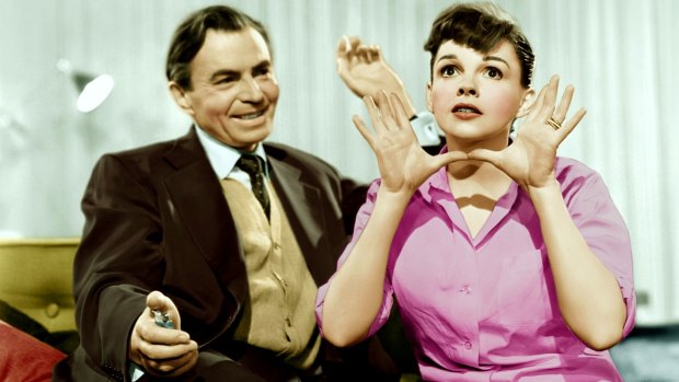 James Mason and Judy Garland in the 1954 adaptation of <i>A Star Is Born</i>.
