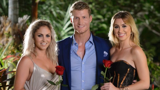 The Bachelor Richie with his final two - Nikki and Alex