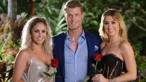 The Bachelor Richie with his final two - Nikki and Alex