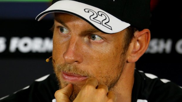 "Positive influence": Jenson Button and Playboy model Brittny Ward went public with their relationship last week.