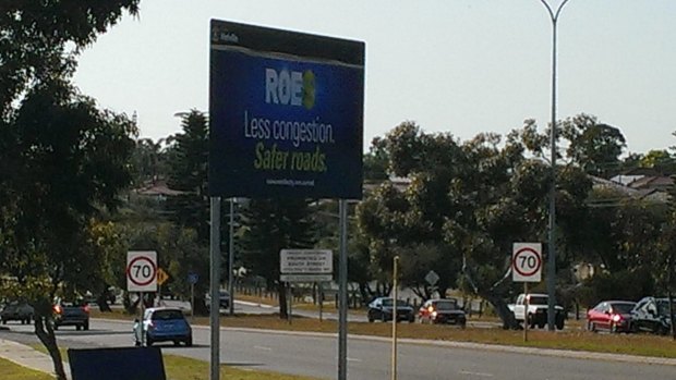 The City of Melville mistakenly put a pro-Roe 8 sign in the City of Fremantle, which is staunchly opposed to it. 