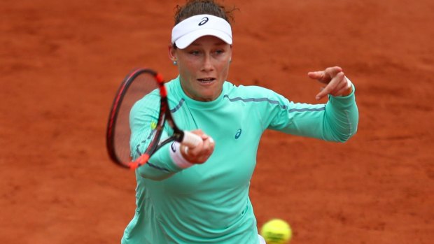 Through to the quarter-finals: Samantha Stosur.