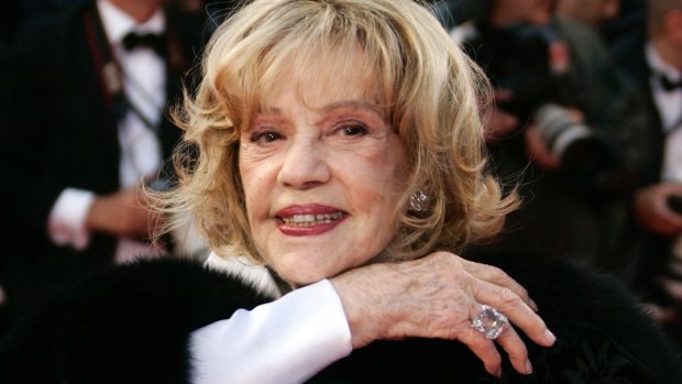 French actress Jeanne Moreau has died aged 89; she is pictured here in 2008.