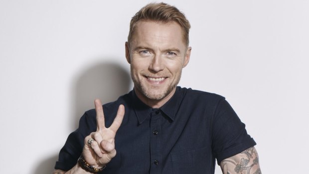 Ronan Keating has been working on his pitch. 