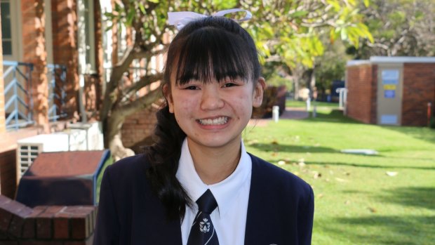 Sydney's Alicia Lieng,16, is representing Australia in physics at the International Science Olympiad.  