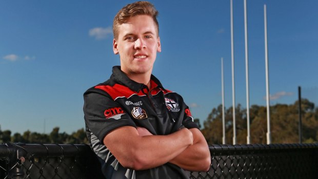 Difficult: Jack Lonie says his pre-season training has ramped up this year.