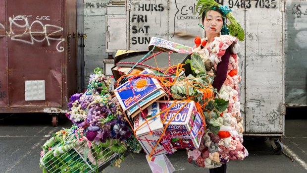 Hiromi Tango is one of eight artists participating in Melbourne's first Public Art Melbourne Biennial Lab, at Queen Victoria Market.