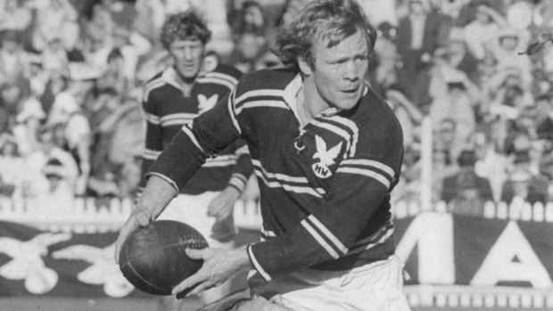 Glory days: Fulton in action for the Sea Eagles.
