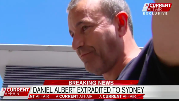 Daniel Albert, 51, was arrested at Sydney Airport on Friday.