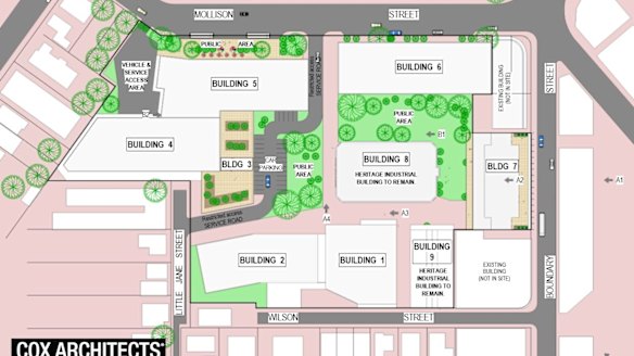 David Cox from Cox Architects has proposed an alternative design for West Village, West End