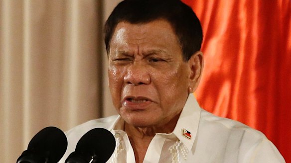 Philippine President Rodrigo Duterte
