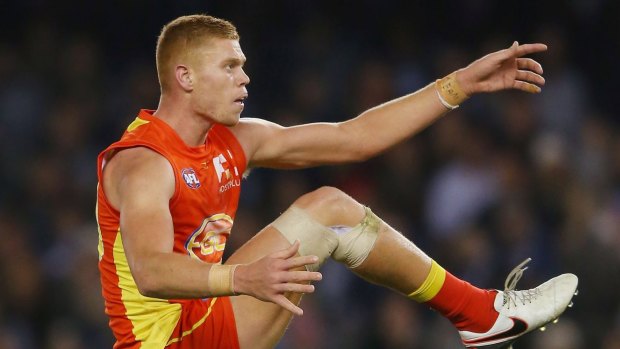 Two-metre Peter: Peter Wright is one of the few Suns players tall enough to command a spot in business class