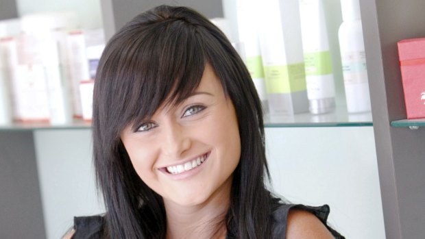 Aysha Mehajer in 2009 when she worked at beauty salons in the Illawarra and went by the name April Learmonth.