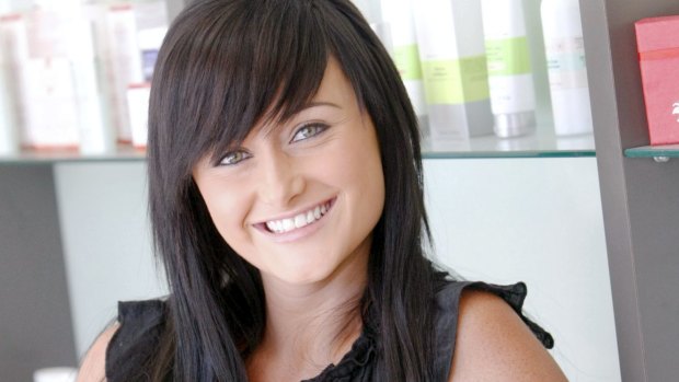 Aysha Mehajer in 2009 when she worked at beauty salons in the Illawarra and went by the name April Learmonth.