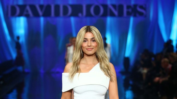 David Jones ambassador Jessica Gomes has been photographed for a magazine cover wearing a designer exclusively stocked at Myer.