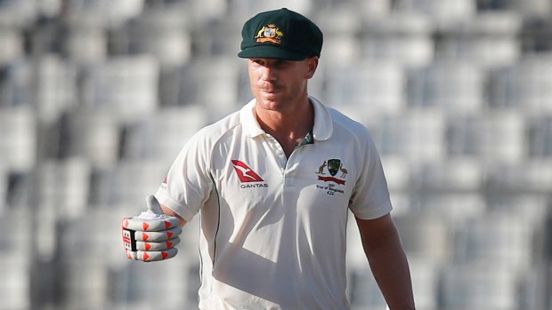 Fired up: David Warner has become the target of some in the English media ahead of the upcoming Ashes series.