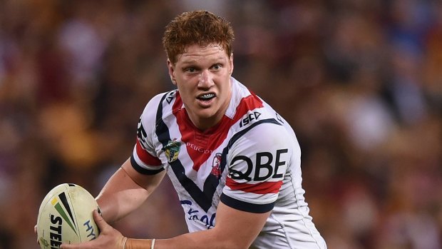 Roosters player Dylan Napa was taken to hospital.