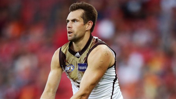 Hawks captain Luke Hodge will be missing with a knee injury.