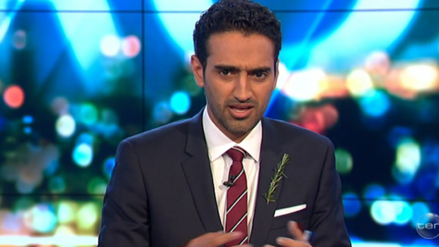 Waleed Aly questioned Paul Moder over a Facebook post referring to Martin Bryant as the 'alleged' Port Arthur killer. 