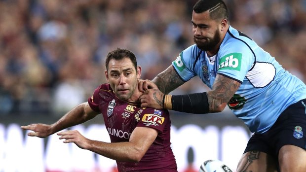Sore: Cameron Smith won't be playing for the Storm this weekend.