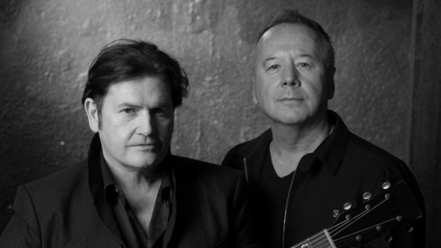 Four decades on: Charlie Burchill and Jim Kerr from Simple Minds.