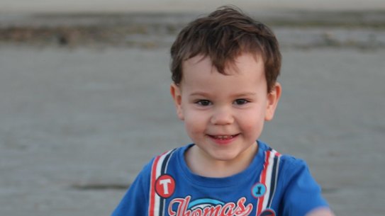 Toddler Lachlan Black died of septicemia in 2014 after presenting to medical professionals five times in five days. 
